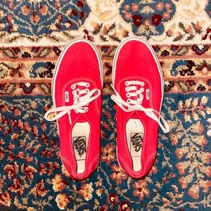 Red VANS Authentic Core Classics